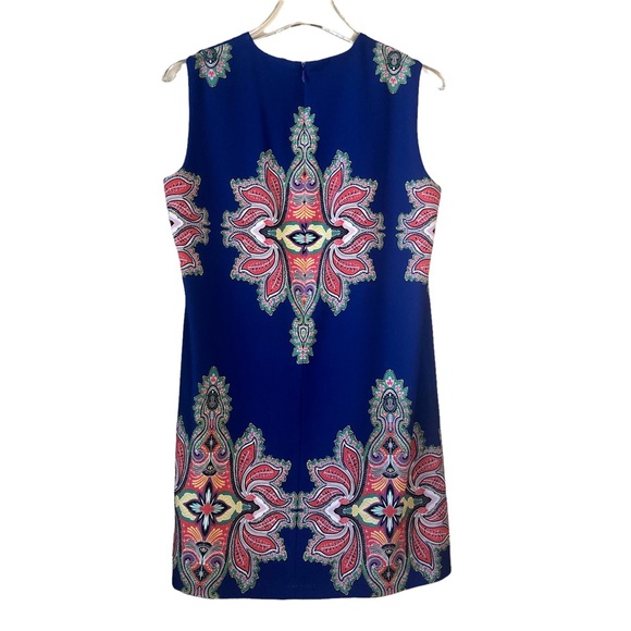 Nicole Miller Atelier Blue Bali Dress - Picture 5 of 10